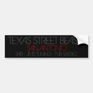texas street beesten bumpersticker