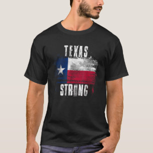 Texas Strong Distress Flag Texan Pride T Shirt