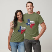 Texas Strong Fondsenwervende T-Shirt (Donker) (Unisex)