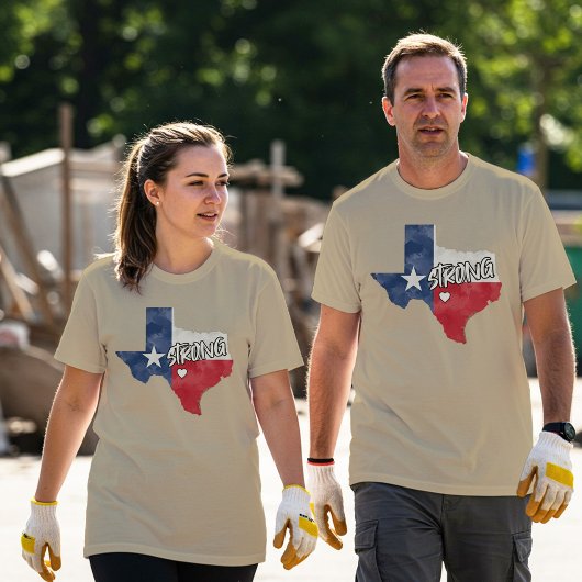 Texas Strong Fondsenwervende T-Shirt (Licht)