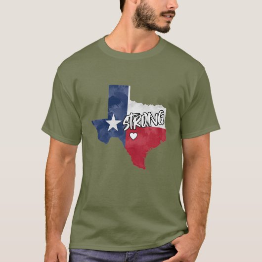 Texas Strong Fundraiser T-Shirt (Dark) (Voorkant)