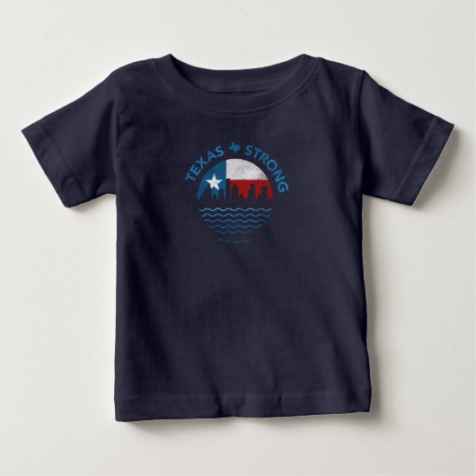 Texas Strong Hurricane Harvey Baby T-shirt (Voorkant)