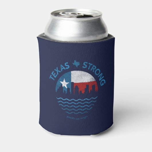 Texas Strong Hurricane Harvey Coozie (Blikje Achterkant)