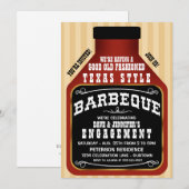 Texas Style BBQ-feestelijke uitnodigingen (Voorkant / Achterkant)
