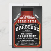 Texas Style BBQ-feestuitnodigingen Kaart (Voorkant)
