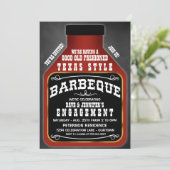 Texas Style BBQ-feestuitnodigingen Kaart (Staand voorkant)