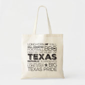Texas Subway Art Tas - Zwart (Voorkant)