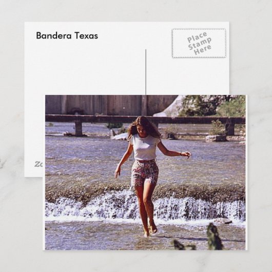 Texas Summer Briefkaart (Voorkant / Achterkant)