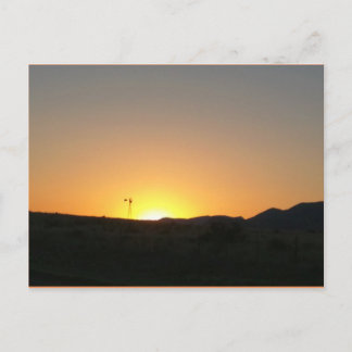 Texas sunset briefkaart