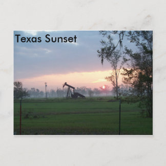Texas Sunset Briefkaart