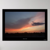 Texas Sunset Poster (Voorkant)