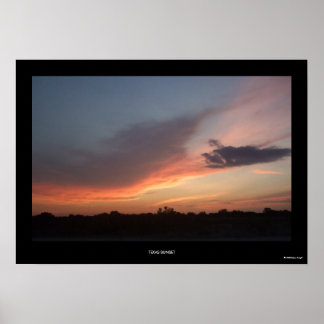 Texas Sunset Poster