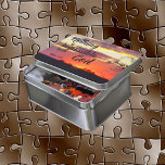 Texas Sunset puzzel niets onmogelijk met God<br><div class="desc">Prachtige Texas Hill Country zonsondergang puzzel met het geschrift Luke 1:37 "Niets is onmogelijk met God." Een geweldige herinnering die we alleen maar hoeven te geloven! Inclusief vervoerder.</div>