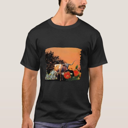 Texas sunset t-shirt (Voorkant)