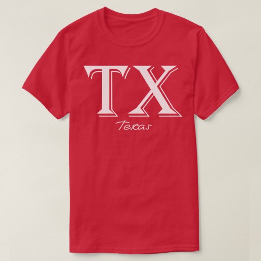 Texas T-shirt (Design voorkant)