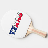 Texas Tafeltennisbatje (Zijkant)