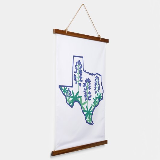 Texas Tapestries, Texas State, Texan, Texas Hangend Wandkleed (Gebogen)