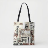 TEXAS-TAS TOTE BAG (Voorkant)
