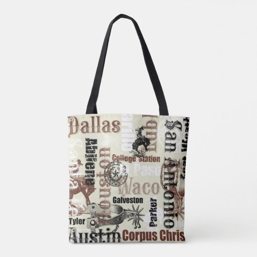 TEXAS-TAS TOTE BAG (Achterkant)