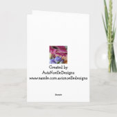 Texas Taurus Verjaardag-dierenriem/astrologie Kaart (Achterkant)