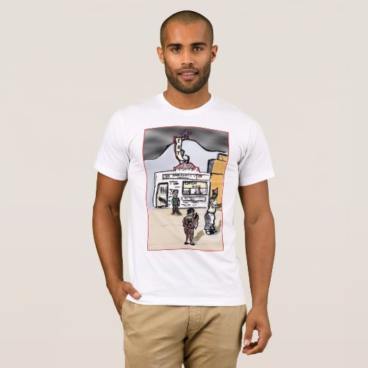 TEXAS TAVERN CHARACTER TSHIRT (Voorkant volledig)