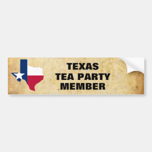 TEXAS TEA PARTY BUMPERSTICKER