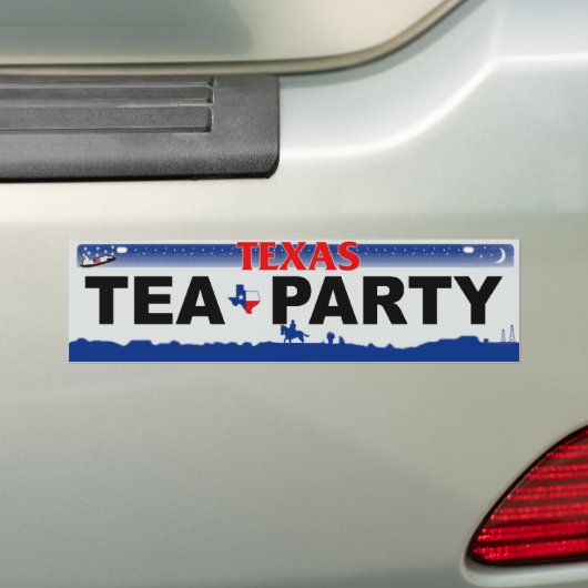 Texas Tea Party Bumpersticker (Op auto)