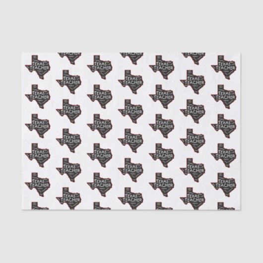 Texas Teacher Tissuepapier (Voorkant)