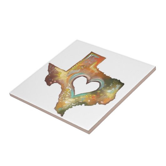 Texas Tegeltje (Zijkant)