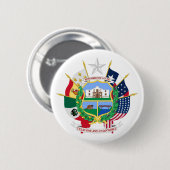 Texas-teken Ronde Button 5,7 Cm (Voorkant /achterkant)