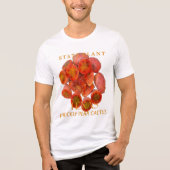 Texas Territory Plant Prickly Pear Cactus Tri-Blend Shirt (Voorkant)