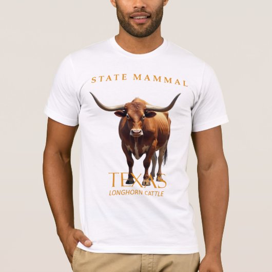 Texas Territory Vleesvee T-shirt (Voorkant)