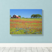 Texas, Texas Hill Country, Texas Penseel Canvas Afdruk (Insitu (Houten vloer))