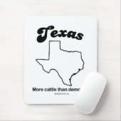 TEXAS - "TEXAS STATE MOTTO" T-shirts en tandwielen Muismat (Met muis)