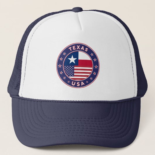 Texas, Texas t-shirt, smog Trucker Pet (Voorkant)