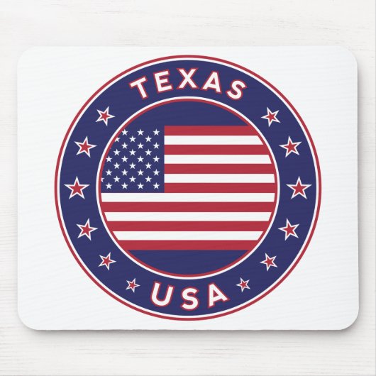 Texas, Texas t-shirt, Texas poster, Texas sticker Muismat (Voorkant)