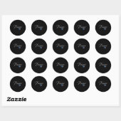 Texas Texas voor TX Ronde Sticker (Vel)