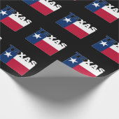 Texas Text Flag Cadeaupapier (Hoek)