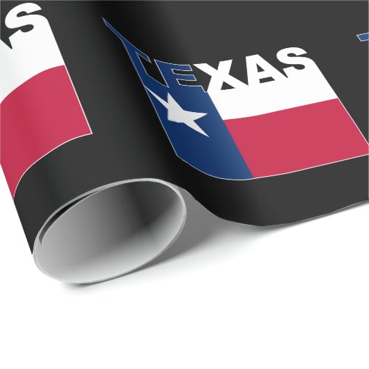 Texas Text Flag Cadeaupapier (Rol Hoek)