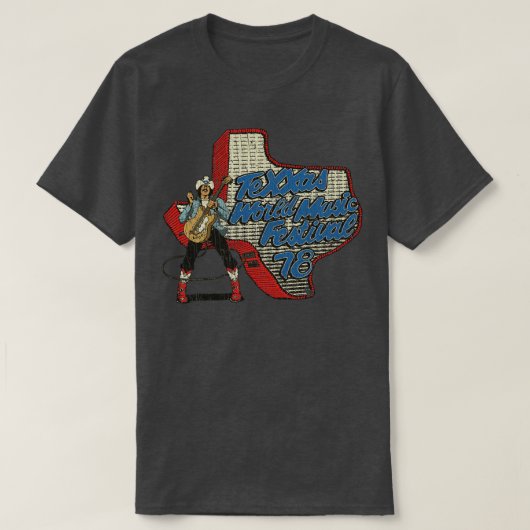 Texas Texxas World Music Festival 1978 T-shirt (Design voorkant)