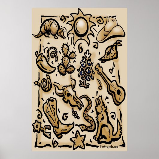 Texas Thang Poster (Voorkant)