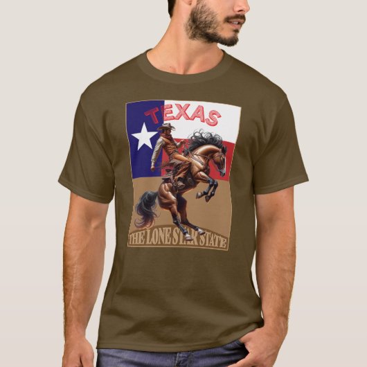 Texas The Lone Star State T-shirt (Voorkant)
