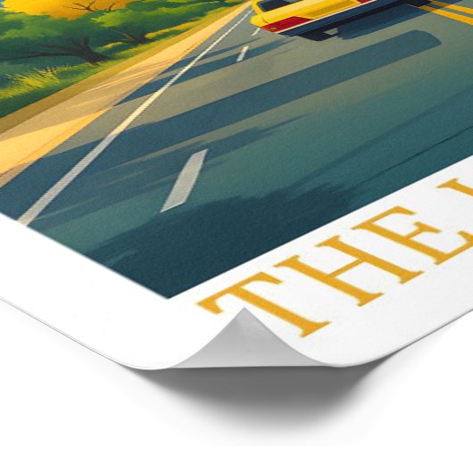 Texas the Lone Star State USA Travel Place Poster (Hoek)