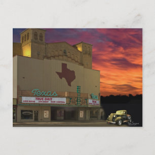 Texas Theater - San Angelo, Texas Briefkaart