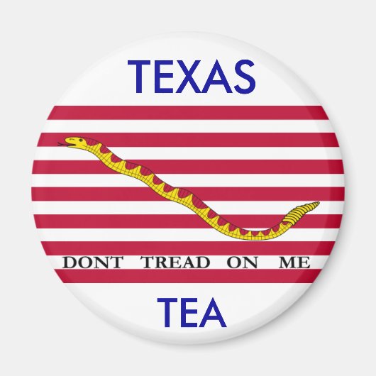 TEXAS THEE, niet op mij trappen Magneet (Voorkant)