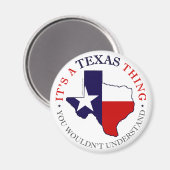 Texas Thing Magneet (Voorkant / Achterkant)
