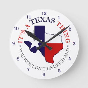 Texas Thing Ronde Klok