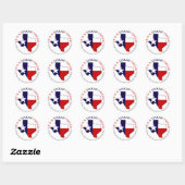 Texas Thing Ronde Sticker (Vel)