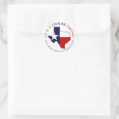 Texas Thing Ronde Sticker (Tas)