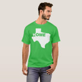 Texas Thuis Weg Van Thuis T-shirts (Voorkant volledig)